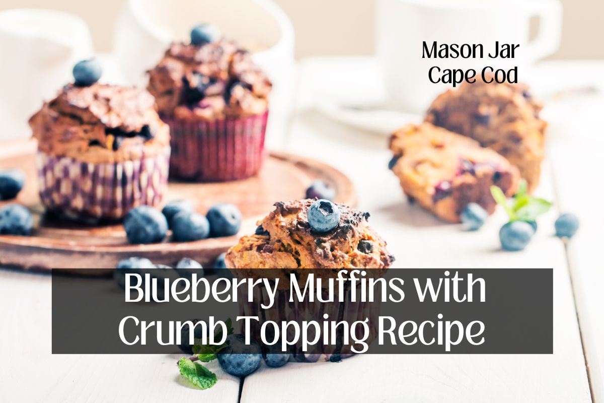 Blueberry Muffins with Crumb Topping Recipe