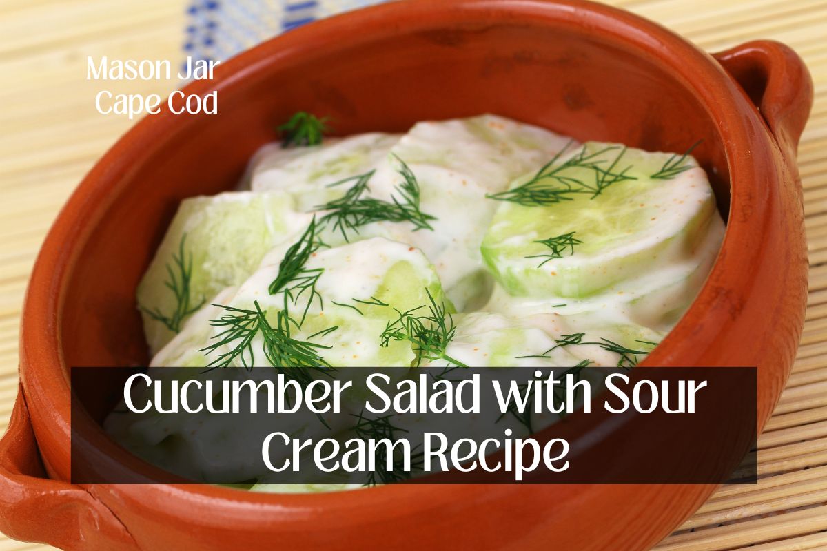 Cucumber Salad with Sour Cream Recipe